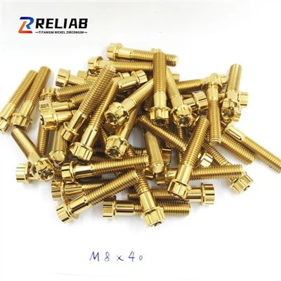 Titanyum Motosiklet Cıvataları M5 Torx Flanş Başlığı